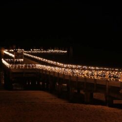 Lichtermeer Mittelbrücke